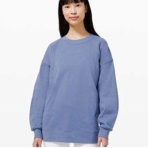 Lululemon perfectly over size crew neck in color water drop